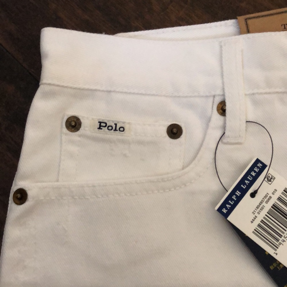Polo white denim shorts - Picture 4 of 7